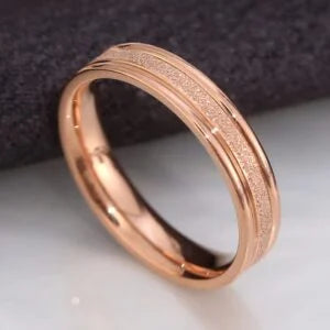 Men Women Frosted Ring